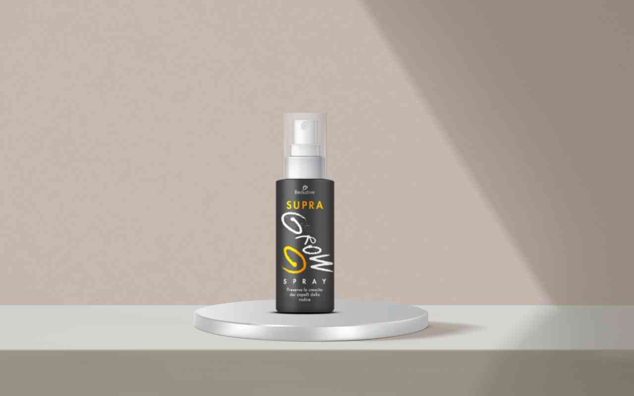 Combatte la caduta dei capelli con SupraGrow Spray e stimola la crescita naturale